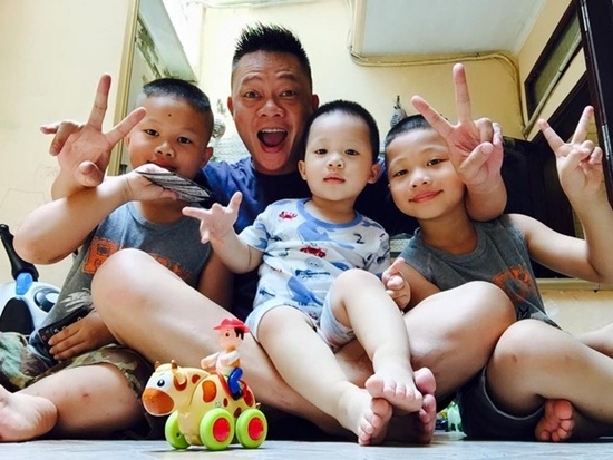 Ba nhóc tỳ dễ thương của gia đình Quang Minh