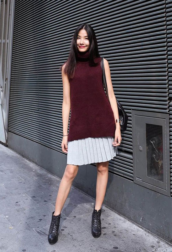 Hoàng Thùy với style thoải mái, phóng khoáng nhưng không kém phần cuốn hút.