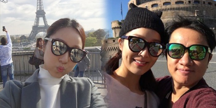 Vợ chồng cựu Hoa hậu khoe ảnh ở Paris (Pháp).