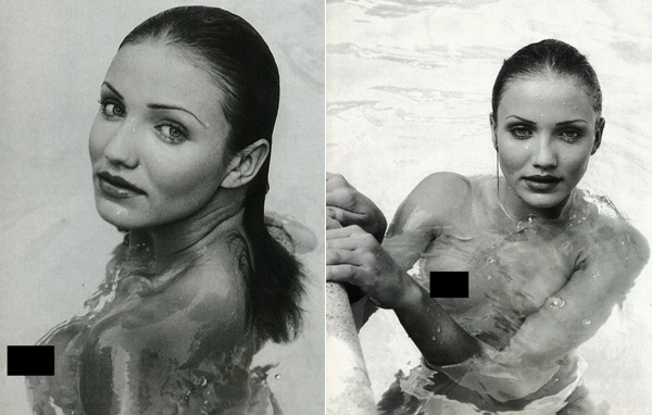 Ảnh nude thời trẻ của Cameron Diaz.
