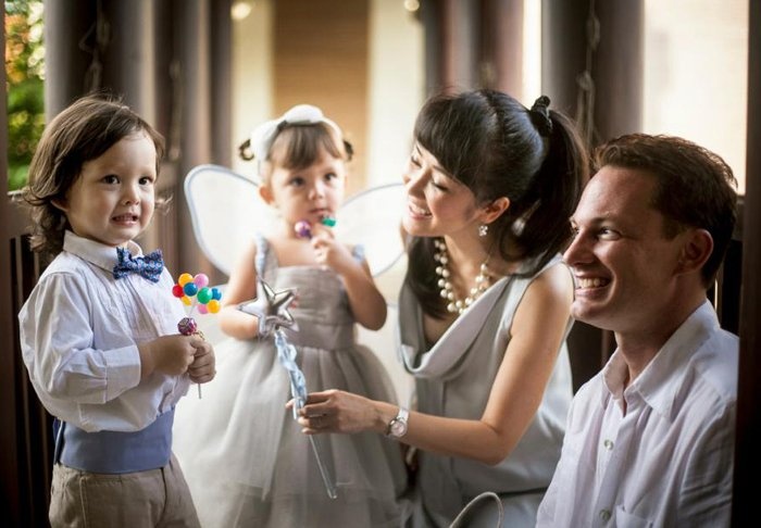 Gia đình ca sĩ Hồng Nhung.