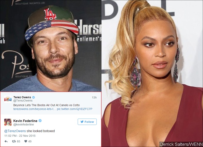 Chồng cũ Britney Spears - Kevin Federline cho rằng Beyonce đã tiêm botox.