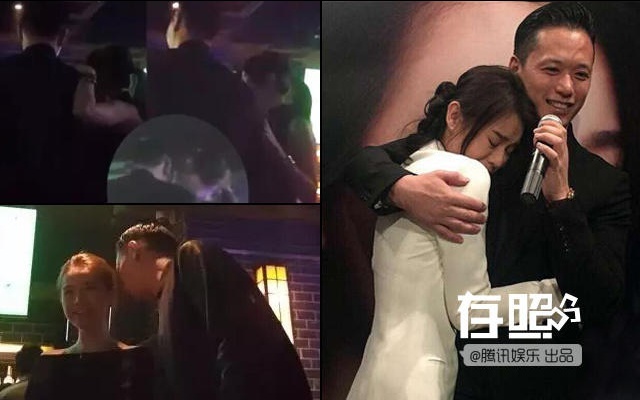 Hồ Hạnh Nhi bên hôn phu (phải) và ảnh Lee ở hộp đêm với gái lạ.