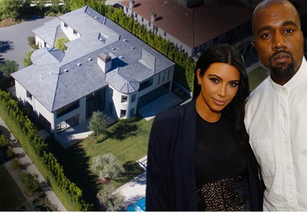 Vợ chồng Kim - Kanye muốn bán căn biệt thự bị bỏ trống.