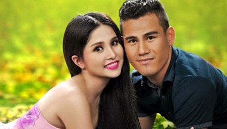 Phan Thanh Bình và Thảo Trang.