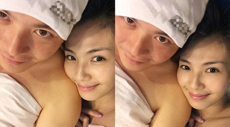 Vo chong 'A Chau' Luu Dao khoe anh tinh cam hinh anh