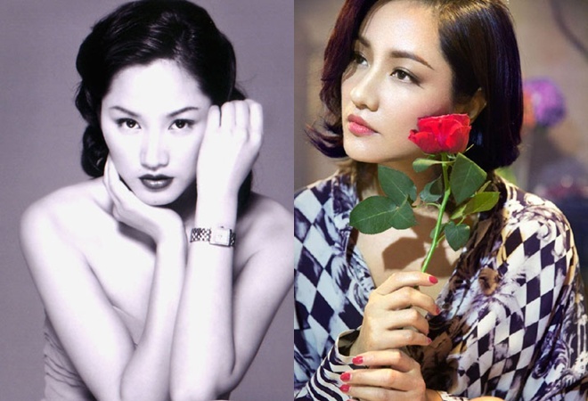 Cù Dĩnh và Lý Á Bằng từng có giai đoạn gắn bó vào cuối thập niên 90. Nhưng sau đó, tài tử bỏ cô chạy theo Châu Tấn.