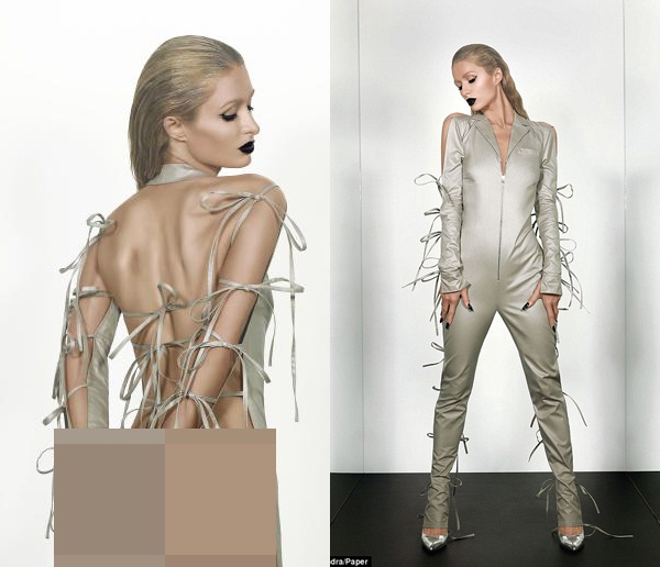 Paris Hilton không còn lạ lẫm với những shoot hình hở hang nhưng bộ ảnh mới khoe được vẻ lạnh lùng, cá tính của cô. 