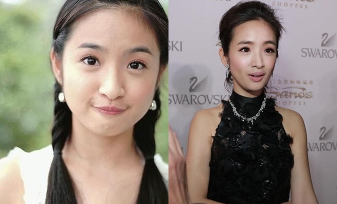 Lâm Y Thần (phải) gầy hẳn so với trước.