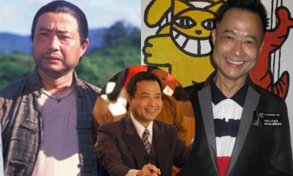 Quảng Tá Huy ngày càng gầy gò (phải) sau khi mắc bệnh ung thư.