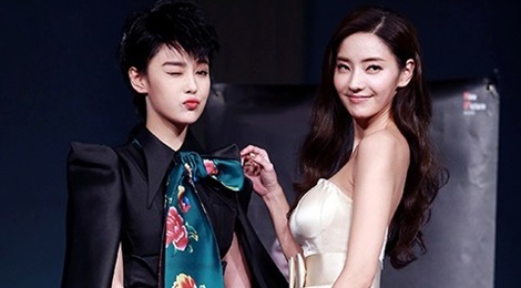 Truong Hinh Du ca tinh catwalk cung Han Chae Young hinh anh