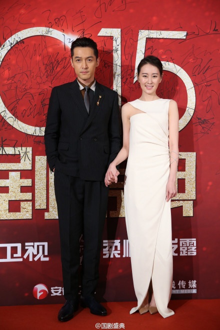 Hồ Ca và nữ diễn viên Vương Hồng Quân.