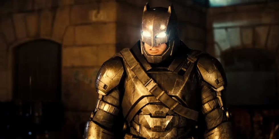 Tạo hình Người Dơi trong Batman v Superman: Dawn of Justice.