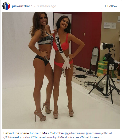 2 mỹ nhân chụp ảnh bikini khi chưa được trao danh hiệu.