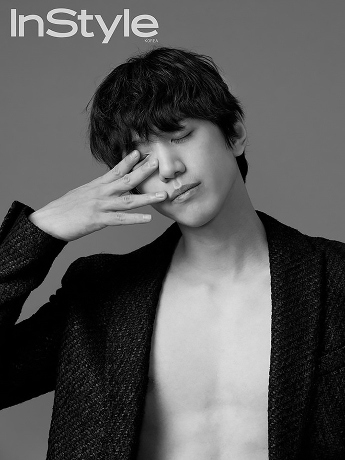 Tạp chí Instyle còn có bộ ảnh của nam diễn viên Sung Joon – tài tử trẻ thu hút bằng vẻ nam tính, điềm đạm, có phần lạnh lùng. 