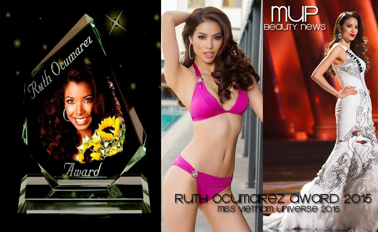 Cộng đồng Nam Mỹ cũng trao giải thí sinh kém may mắn cho Phạm Hương sau cuộc thi.