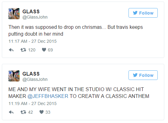 Glass John công khai chỉ trích bạn trai tin đồn khiến Rihanna trì hoãn ra album.