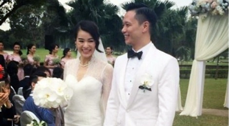 Ho Hanh Nhi to chuc tiec cuoi ngoai troi hinh anh