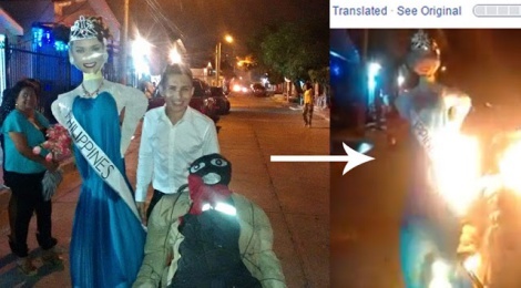 Hinh nom Hoa hau Hoan vu 2015 bi dot o Colombia hinh anh