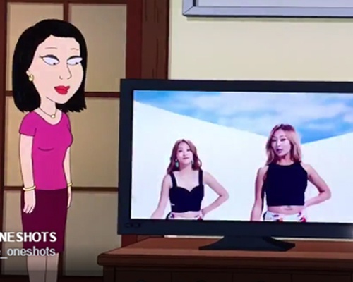 MV cua HyunA, SISTAR xuat hien trong phim truyen hinh My hinh anh