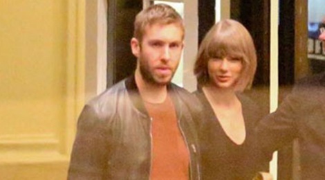 Taylor Swift va ban trai tay trong tay o khach san hinh anh