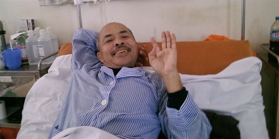 NSUT Han Van Tinh nhap vien tro lai hinh anh