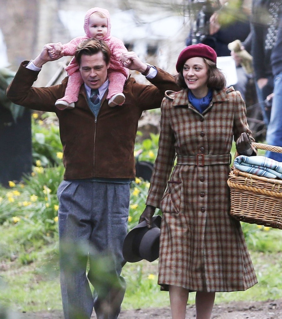 Brad Pitt,  kieu,  truong quay,  phim moi,  Marion Cotillard anh 2