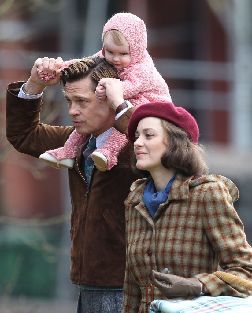 Brad Pitt,  kieu,  truong quay,  phim moi,  Marion Cotillard anh 3