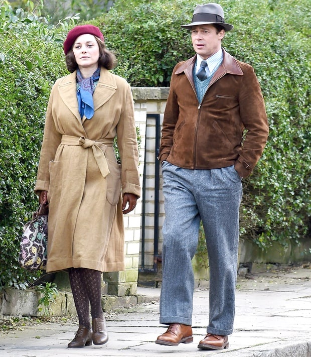 Brad Pitt,  kieu,  truong quay,  phim moi,  Marion Cotillard anh 7