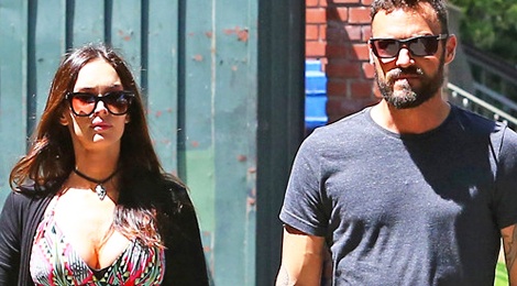 Megan Fox xuat hien cung chong cu sau tin mang bau lan 3 hinh anh