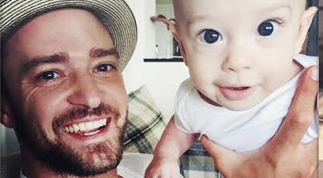 Con trai Justin Timberlake giong bo y duc hinh anh