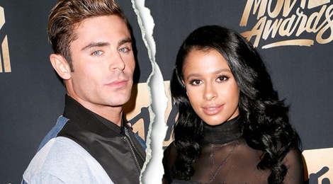 Zac Efron chia tay ban gai hinh anh