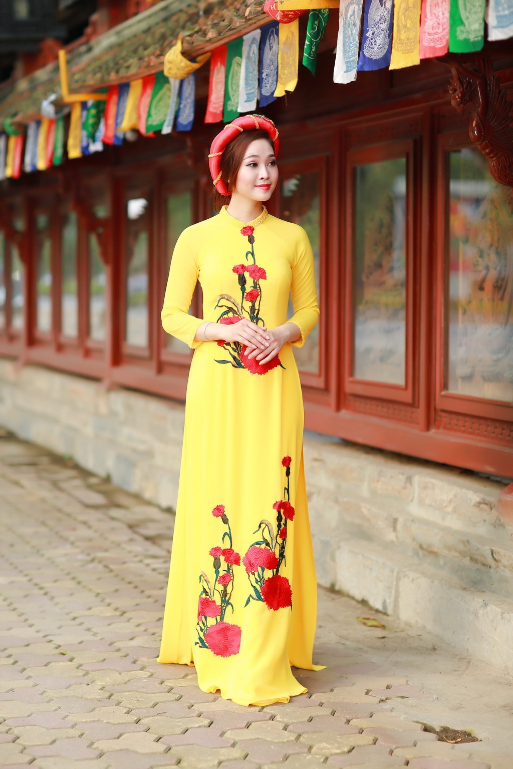 Thuy Linh,  ao dai anh 6