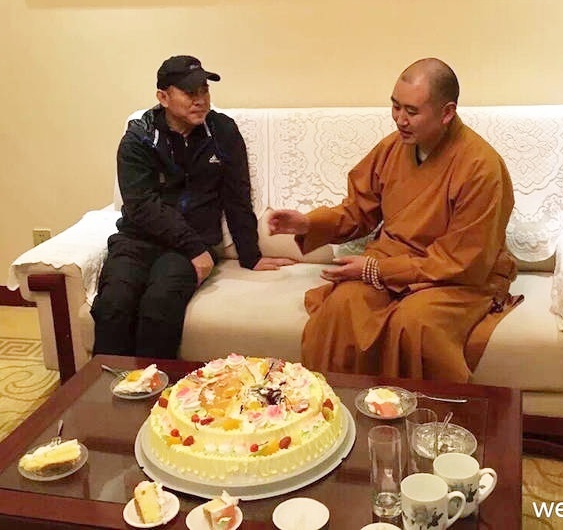 Lý Liên Kiệt đến chùa sinh nhật ảnh 1 Ly Lien Kiet den chua sinh nhat anh 1