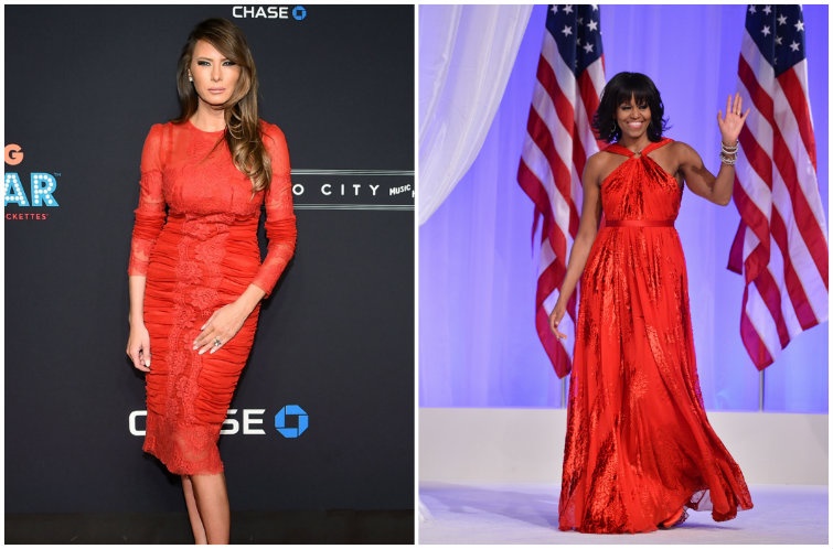 Đệ nhất phu nhân thời trang Melania Trump hay Michelle Obama ảnh 1 De nhat phu nhan thoi trang Melania Trump hay Michelle Obama anh 1
