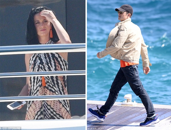 Orlando khóa môi Katy Perry ảnh 2 Orlando khoa moi Katy Perry anh 2