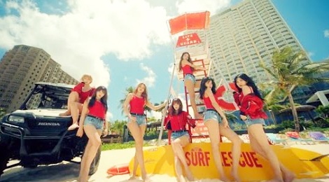 MV moi cua AOA bi vi nhu clip quang cao hinh anh