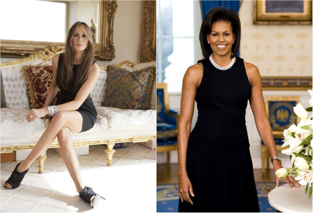 Cuoc doi dau thoi trang phu nhan Obama va Trump hinh anh