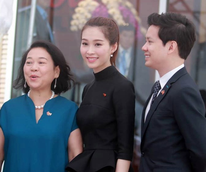 Hoa hau Dang Thu Thao gap tong thong Obama anh 1