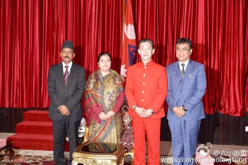 Luc Tieu Linh Dong gap Tong thong Nepal anh 2