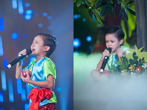 Nhat Tien hat Gap me trong mo hinh anh