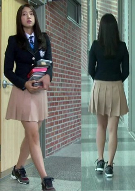 Park Shin Hye la nu sinh tren man anh Han anh 6