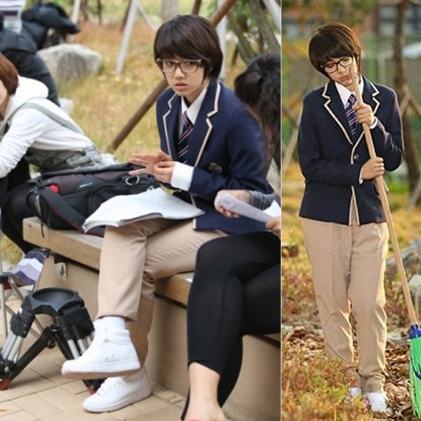 Park Shin Hye la nu sinh tren man anh Han anh 9