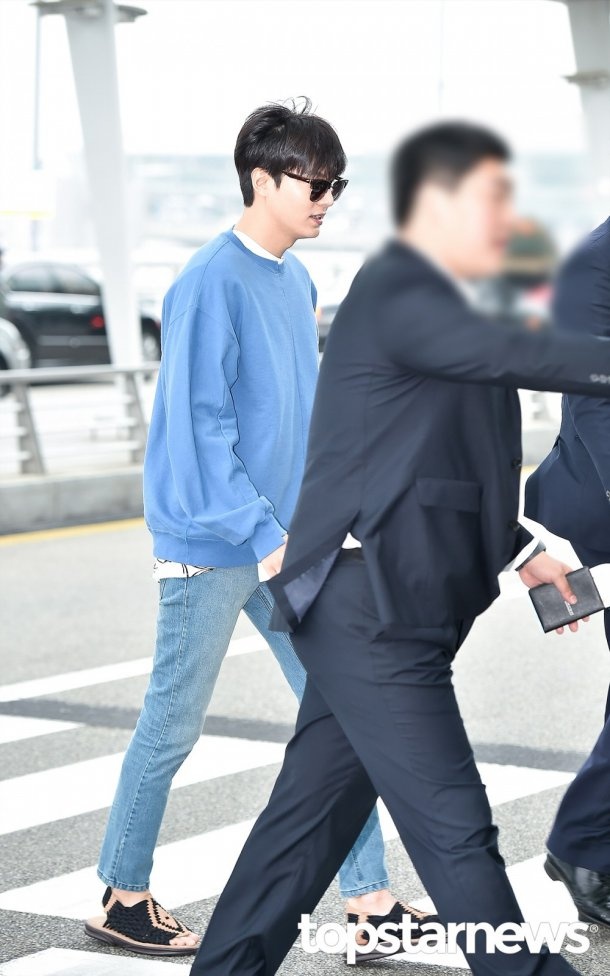 thoi trang san bay cua Lee Min Ho anh 2