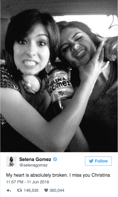 Selena Gomez tưởng niệm Christina Grimmie ảnh 1 Selena Gomez tuong niem Christina Grimmie anh 1