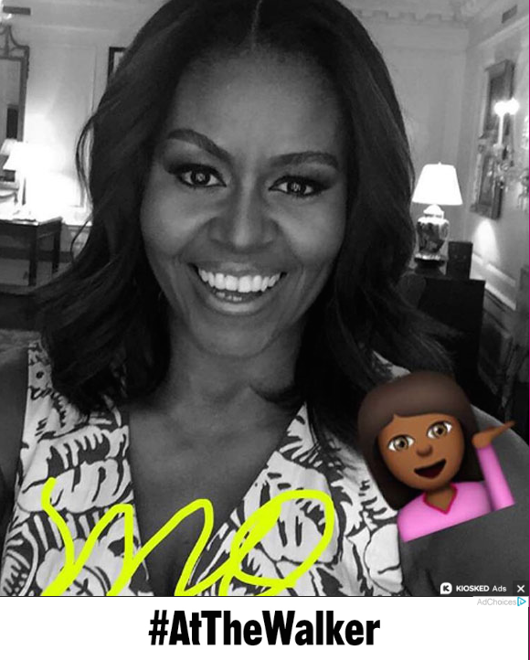 Michelle Obama tham gia Snapchat,  hát karaoke gây bão mạng xã hội ảnh 1 Michelle Obama tham gia Snapchat,  hat karaoke gay bao mang xa hoi anh 1