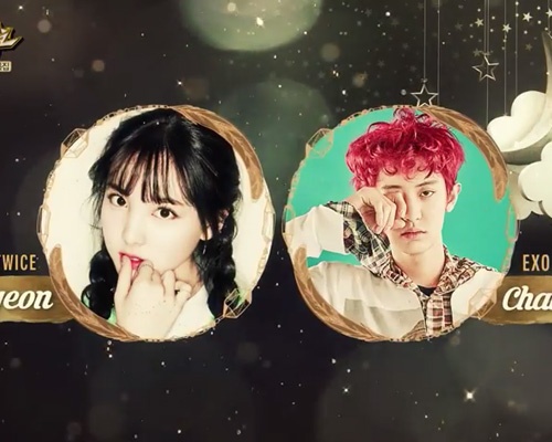 Dream (Music Bank) - Nayeon & Chanyeol hinh anh