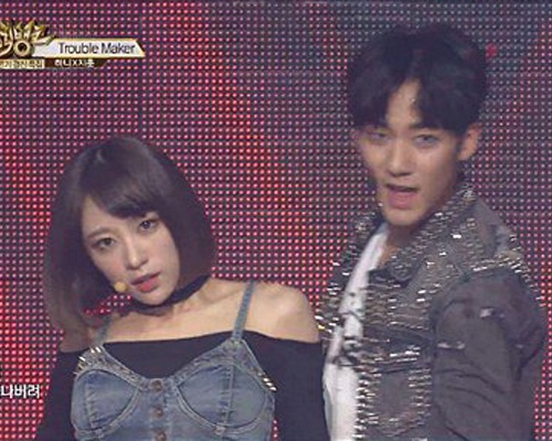 Troublemaker (Music Bank)  – Hani & Jihun hinh anh