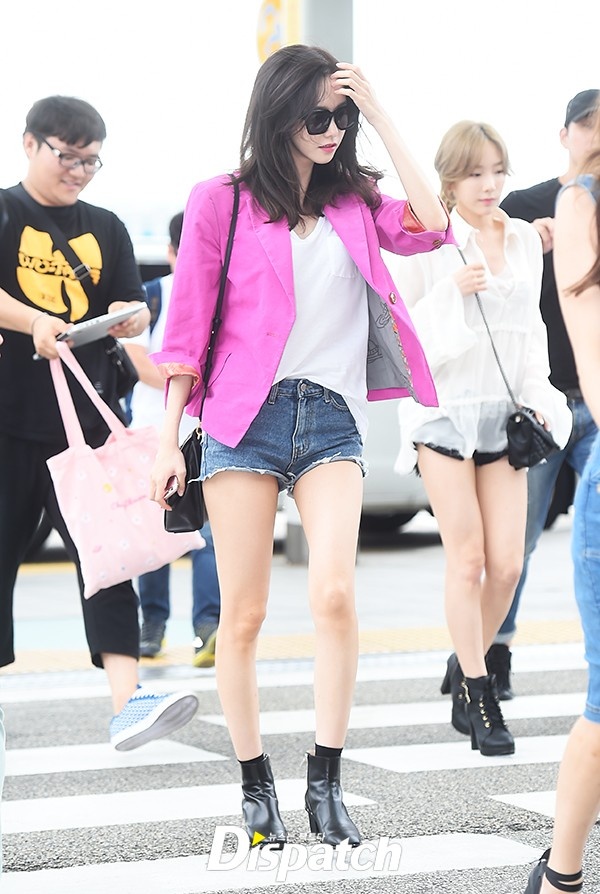 Kieu nu SNSD da phong cach thoi trang o san bay anh 4