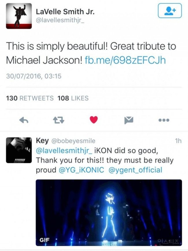 iKON được khen ngợi khi tái hiện vũ đạo của Michael Jackson ảnh 2 iKON duoc khen ngoi khi tai hien vu dao cua Michael Jackson anh 2